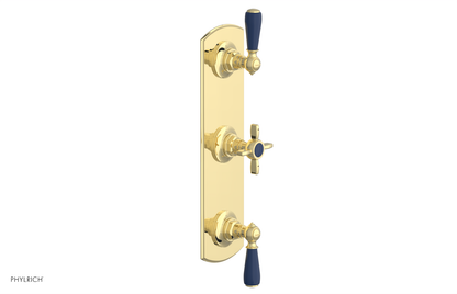 JAMESTOWN - Thermostatic Valve with Two Volume Control with "Navy Blue" Accents 4-740