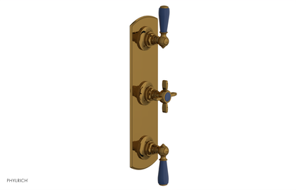 JAMESTOWN - Thermostatic Valve with Two Volume Control with "Navy Blue" Accents 4-740