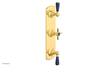 JAMESTOWN - Thermostatic Valve with Two Volume Control with "Navy Blue" Accents 4-740