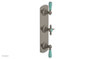 JAMESTOWN - Thermostatic Valve with Two Volume Control with "Turqoise" Accents 4-740