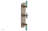 JAMESTOWN - Thermostatic Valve with Two Volume Control with "Turqoise" Accents 4-740