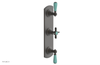 JAMESTOWN - Thermostatic Valve with Two Volume Control with "Turqoise" Accents 4-740