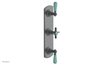 JAMESTOWN - Thermostatic Valve with Two Volume Control with "Turqoise" Accents 4-740