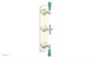 JAMESTOWN - Thermostatic Valve with Two Volume Control with "Turqoise" Accents 4-740