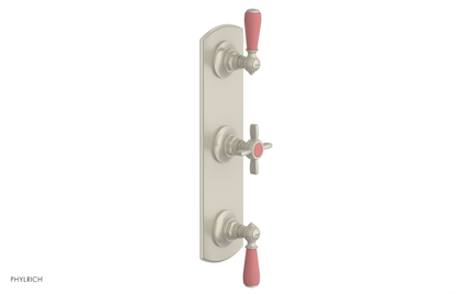 JAMESTOWN - Thermostatic Valve with Two Volume Control with "Pink" Accents 4-740
