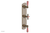 JAMESTOWN - Thermostatic Valve with Two Volume Control with "Pink" Accents 4-740
