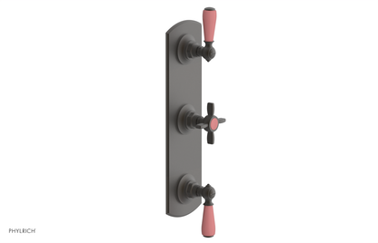 JAMESTOWN - Thermostatic Valve with Two Volume Control with "Pink" Accents 4-740