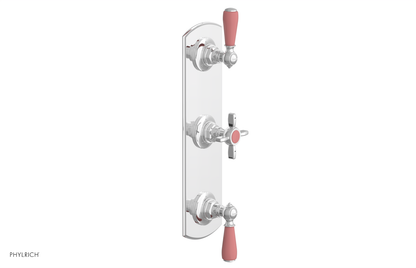 JAMESTOWN - Thermostatic Valve with Two Volume Control with "Pink" Accents 4-740