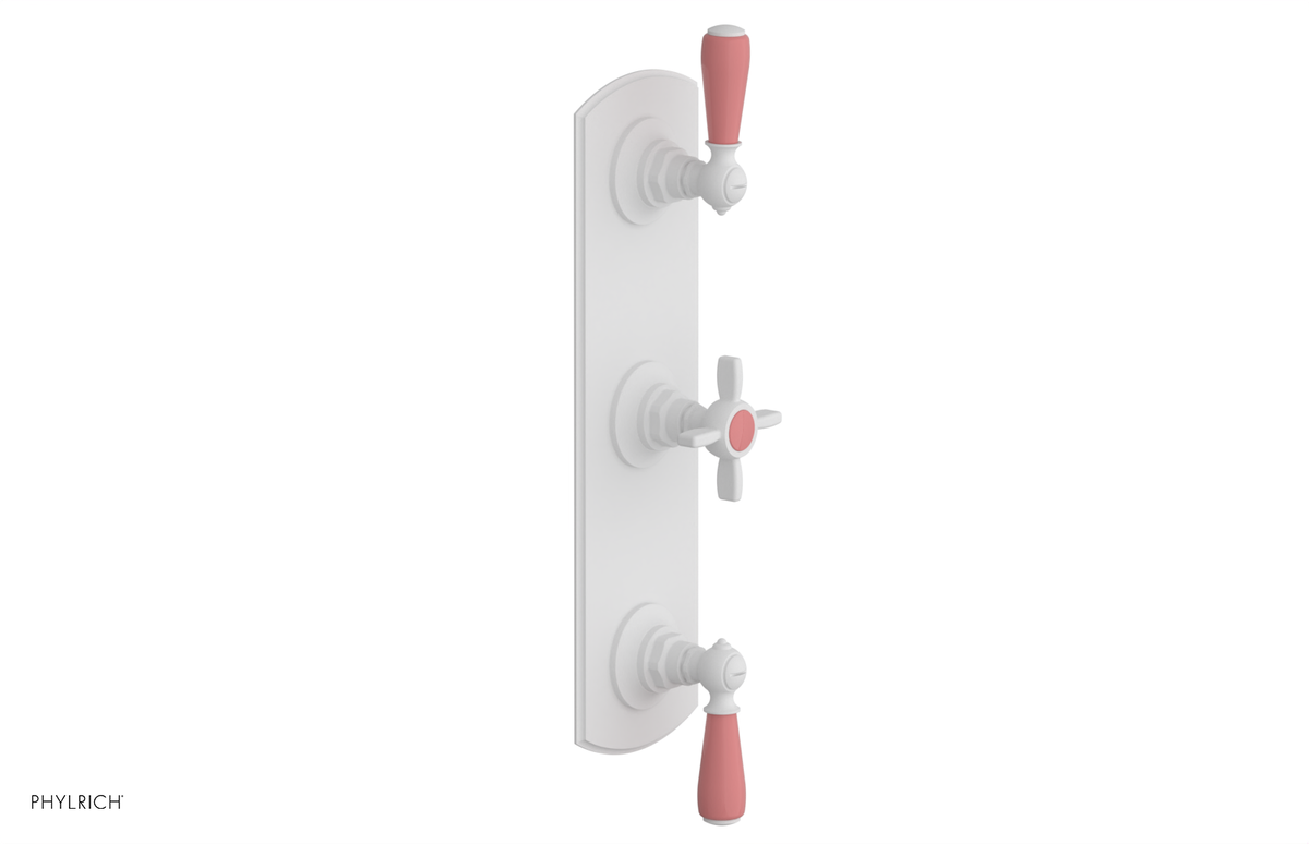 JAMESTOWN - Thermostatic Valve with Two Volume Control with "Pink" Accents 4-740