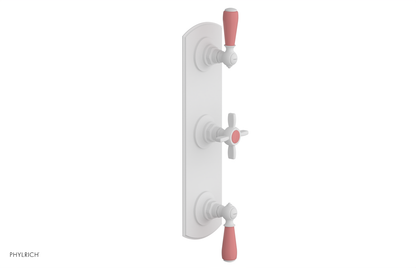 JAMESTOWN - Thermostatic Valve with Two Volume Control with "Pink" Accents 4-740