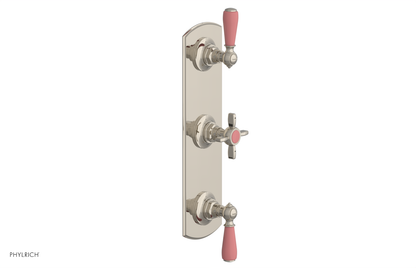 JAMESTOWN - Thermostatic Valve with Two Volume Control with "Pink" Accents 4-740