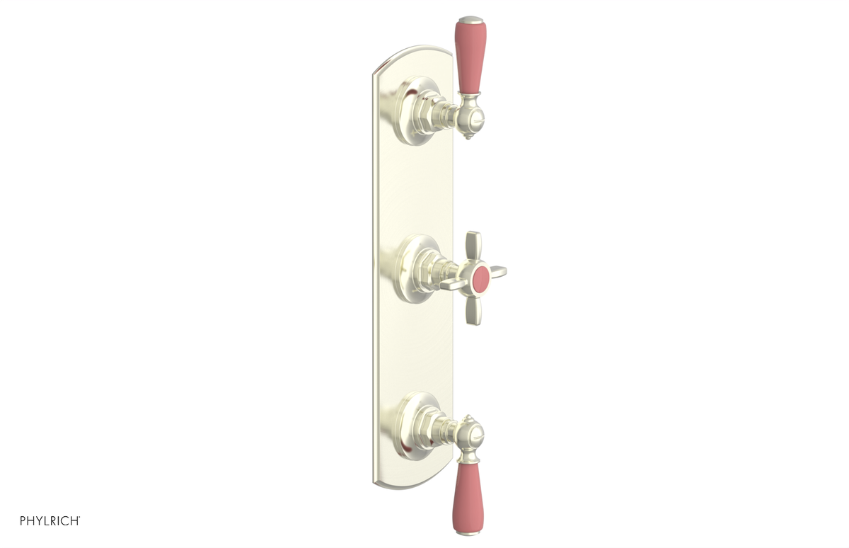 JAMESTOWN - Thermostatic Valve with Two Volume Control with "Pink" Accents 4-740