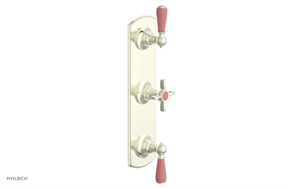 JAMESTOWN - Thermostatic Valve with Two Volume Control with "Pink" Accents 4-740