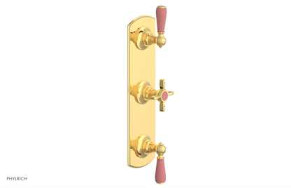 JAMESTOWN - Thermostatic Valve with Two Volume Control with "Pink" Accents 4-740