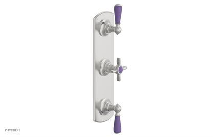 JAMESTOWN - Thermostatic Valve with Two Volume Control with "Purple" Accents 4-740