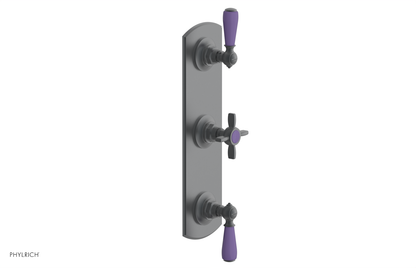 JAMESTOWN - Thermostatic Valve with Two Volume Control with "Purple" Accents 4-740