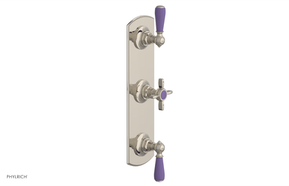 JAMESTOWN - Thermostatic Valve with Two Volume Control with "Purple" Accents 4-740