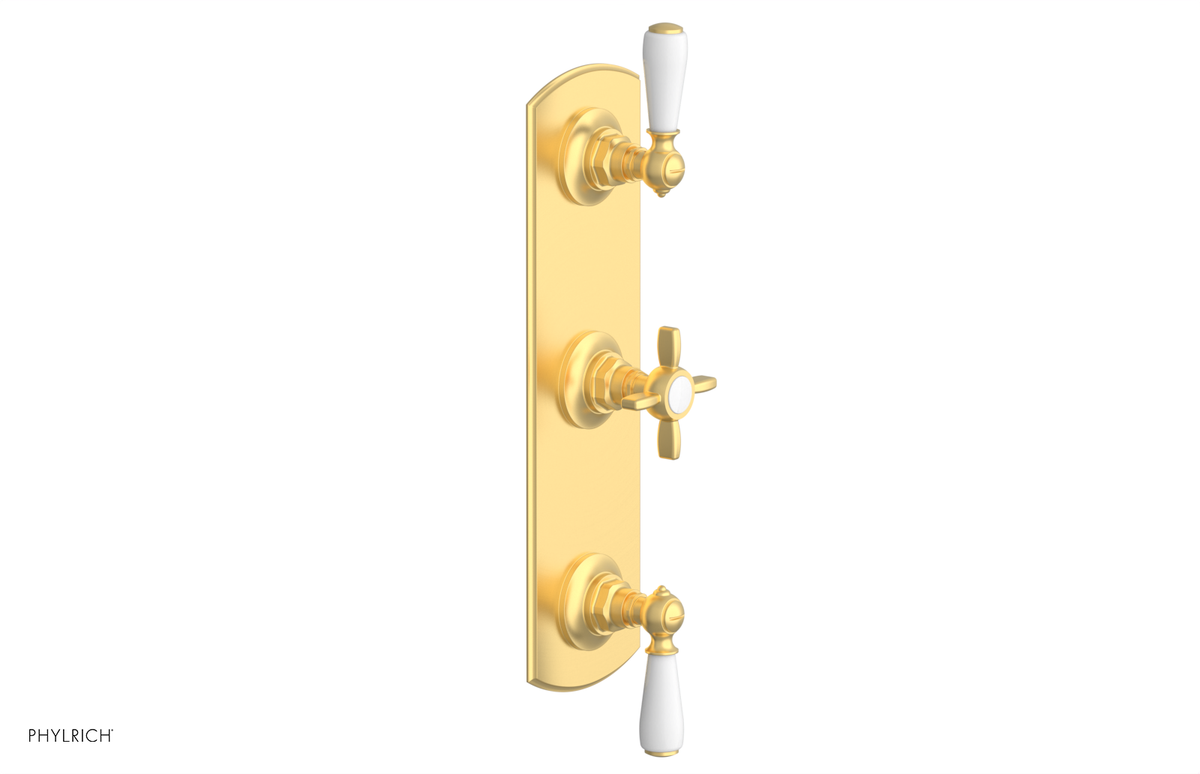 JAMESTOWN - Thermostatic Valve with Two Volume Control with "White" Accents 4-740