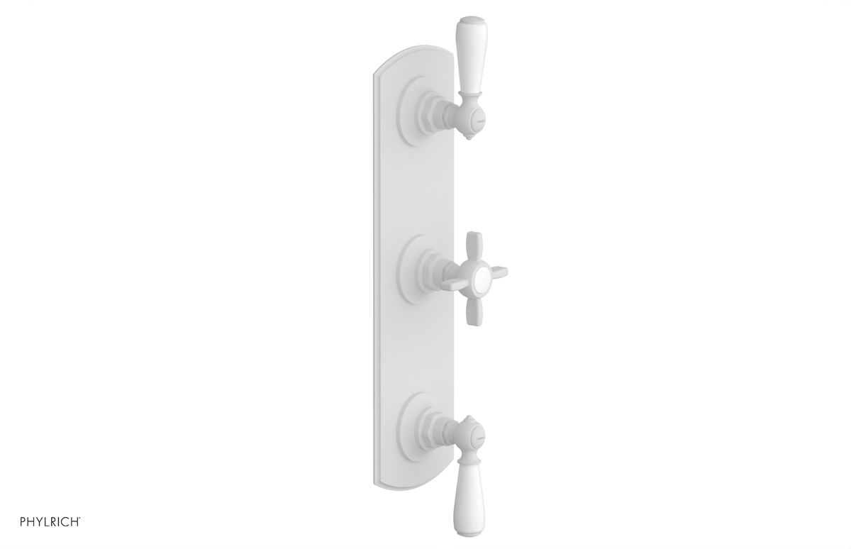 JAMESTOWN - Thermostatic Valve with Two Volume Control with "White" Accents 4-740