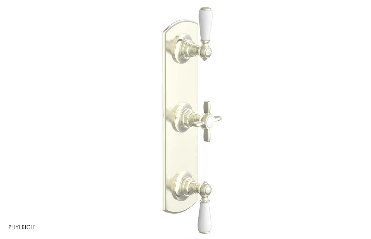 JAMESTOWN - Thermostatic Valve with Two Volume Control with "White" Accents 4-740