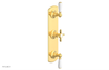 JAMESTOWN - Thermostatic Valve with Two Volume Control with "White" Accents 4-740