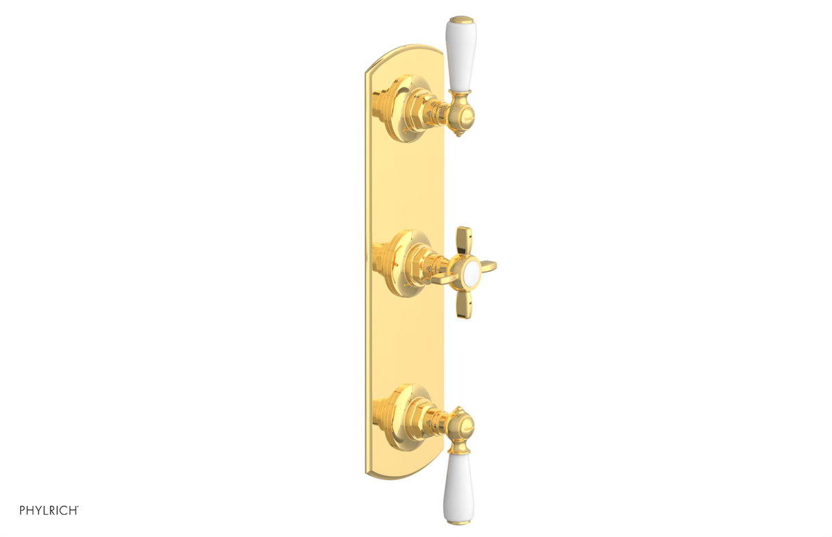 JAMESTOWN - Thermostatic Valve with Two Volume Control with "White" Accents 4-740