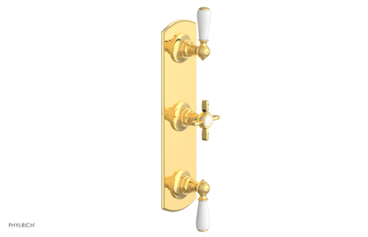 JAMESTOWN - Thermostatic Valve with Two Volume Control with "White" Accents 4-740