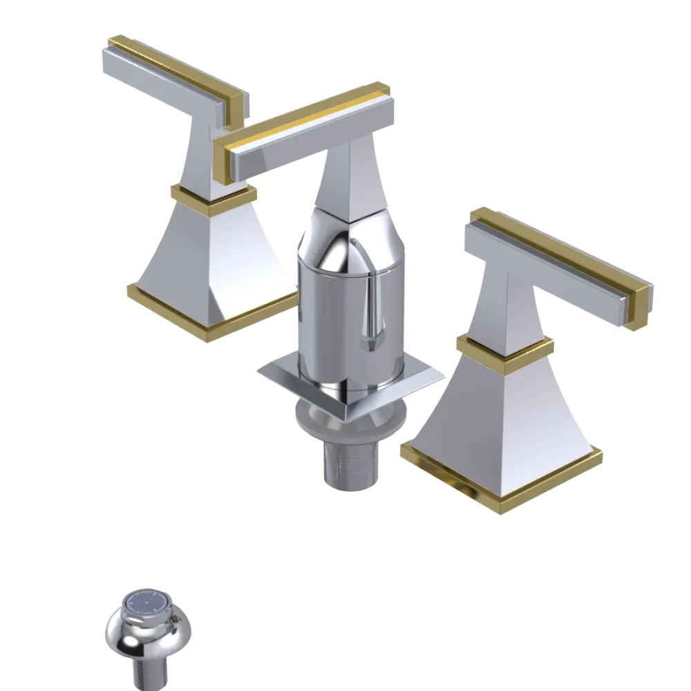 Rubinet Bidet Fitting with Spray, Diverter, and Vacum Breaker (Less Drain) Chrome