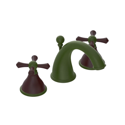 Rubinet Widespread Lav. Set. (less drain) Green Envy