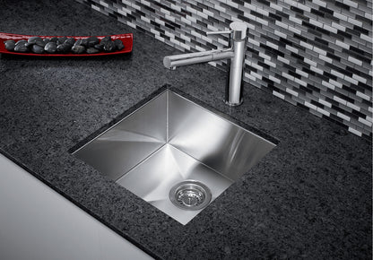 Blanco Quatrus 16"x15" U Bar Stainless Steel Kitchen Sinks