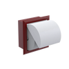 Rubinet RECESSED TOILET PAPER HOLDER Maroon