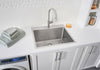 Blanco  Quatrus 24" x 22" R15 Laundry Stainless Steel Kitchen Sinks