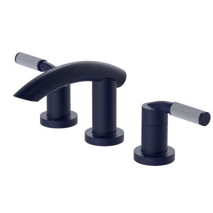 Rubinet Widespread Lav. Set. (less drain) Midnight Blue