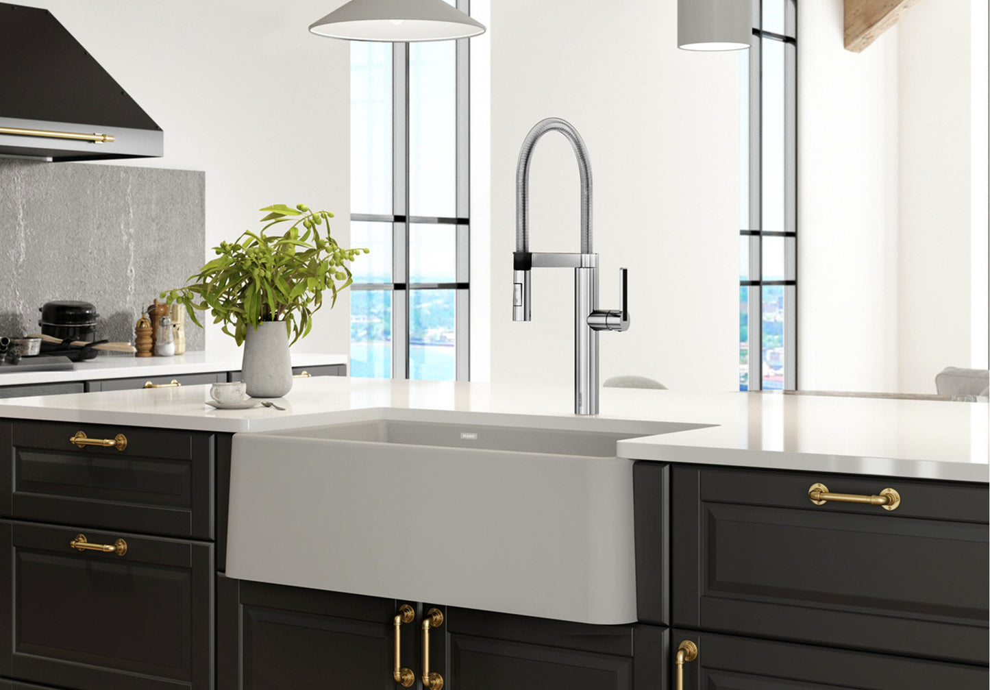 Blanco Ikon 33 1¾ Low Divide Silgranit Kitchen Sink