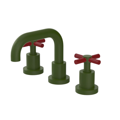 Rubinet Widespread Lav. Set. (less drain) Green Envy