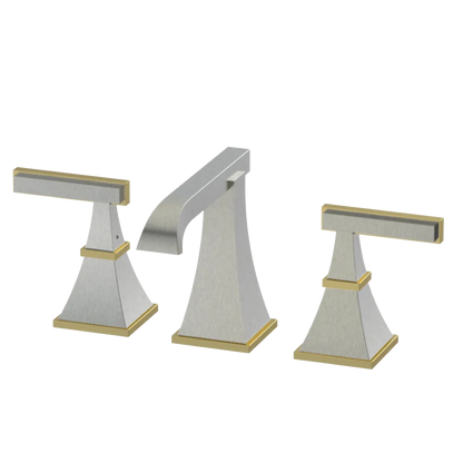 Rubinet Widespread Lav. Set. (less drain) Satin Nickel