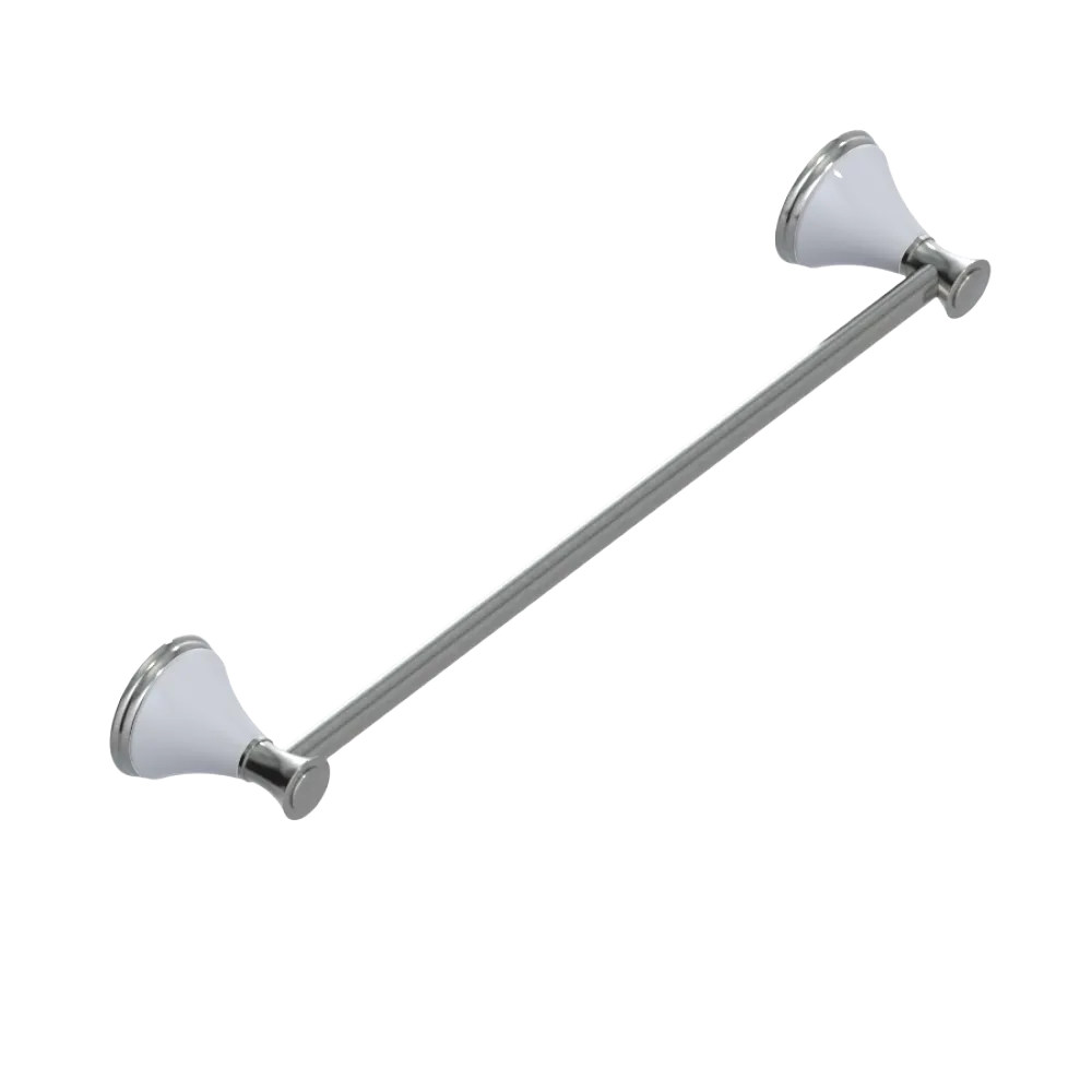Rubinet Towel Bar 18" Satin Nickel