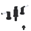 Rubinet Bidet Fitting with Spray, Diverter, and Vacuum Breaker (less drain) Matt Black