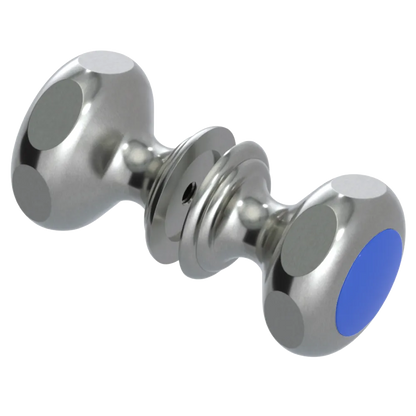 Rubinet Shower Door Knob (set) Satin Nickel