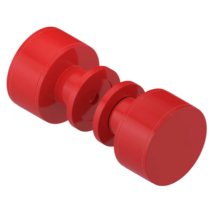 Rubinet Shower Door Knob (set) Red