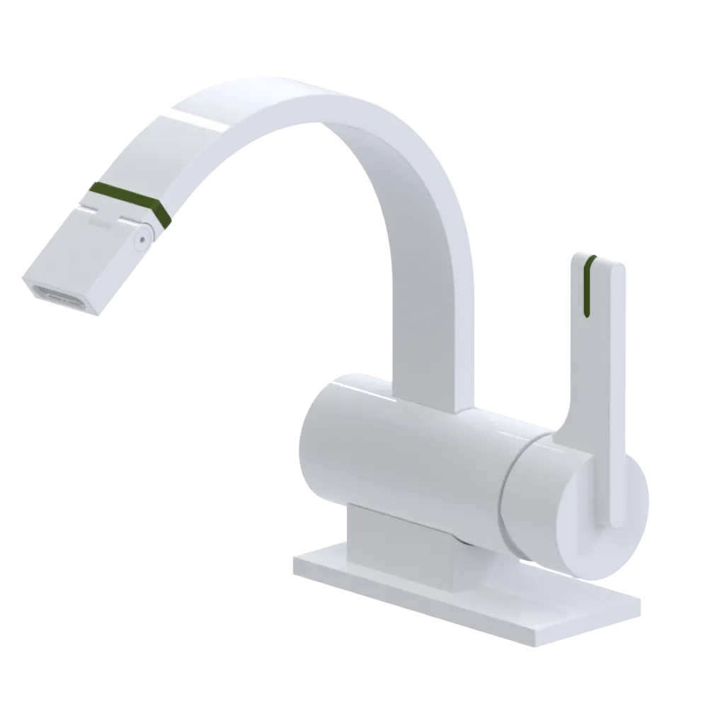 Rubinet Single Control Bidet Fitting (less drain) White