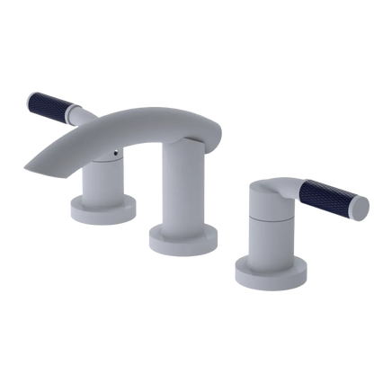 Rubinet Widespread Lav. Set. (less drain) Matt White