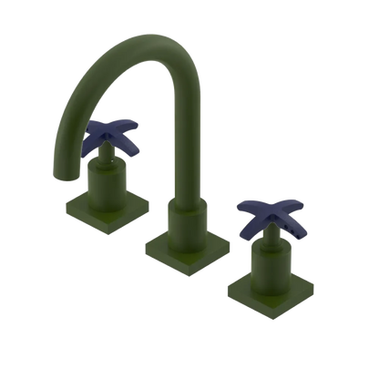 Rubinet Widespread Lav. Set. (less drain) Green Envy