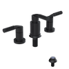 Rubinet Bidet Fitting with Spray, Diverter, and Vacum Breaker (Less Drain) Matt Black