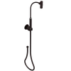 Rubinet Hand Held Shower Bidet with Extended Reach & Dual Function Spray Including Wall Bracket with Supply & Hose (Round) Oil Rubbed Bronze