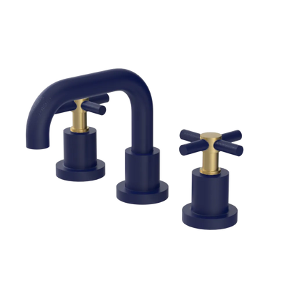 Rubinet Widespread Lav. Set. (less drain) Midnight Blue