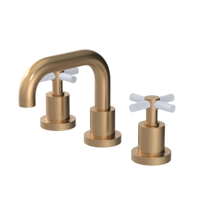 Rubinet Widespread Lav. Set. (less drain) Satin Gold