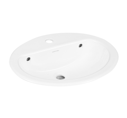 Contac Graycie- 4111BPU-SO- Single Hole with Sealed Overflow Drop-In Sink