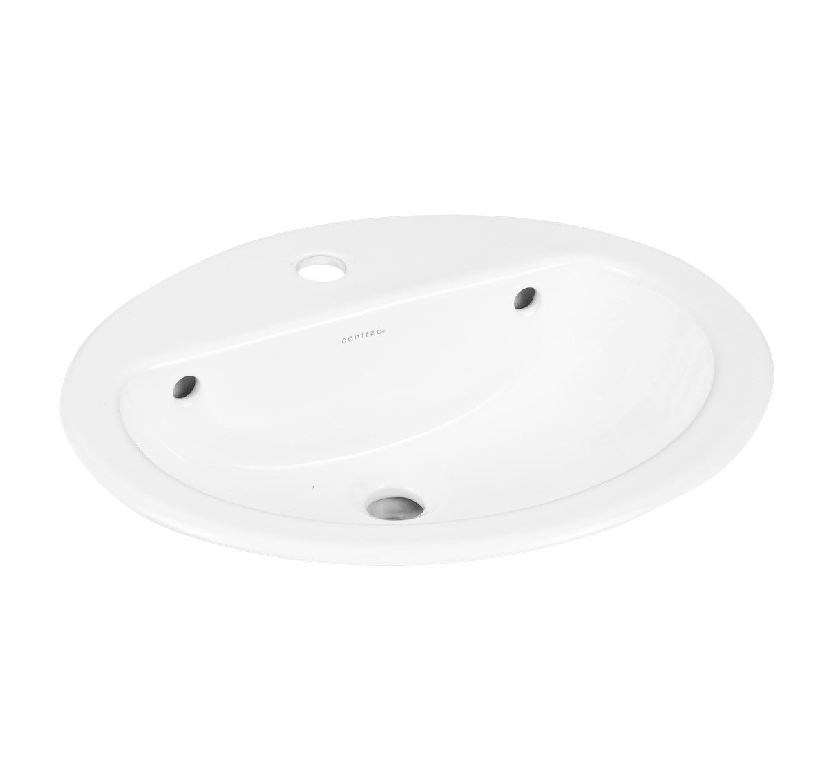 Contac Graycie – 4114BPU-SO – 4″ Center with Sealed Overflow Drop-In Sink