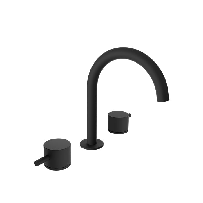 Baril 8" c/c lavatory faucet, drain included